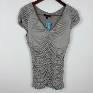 NWT Willie Smith Short Sleeve Slouchy Detailed‎ Shirt